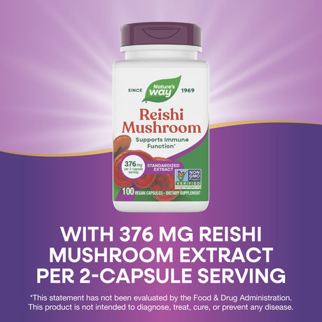 <{%MAIN3_62700%}>Nature's Way® | Reishi Mushroom Standardized Extract