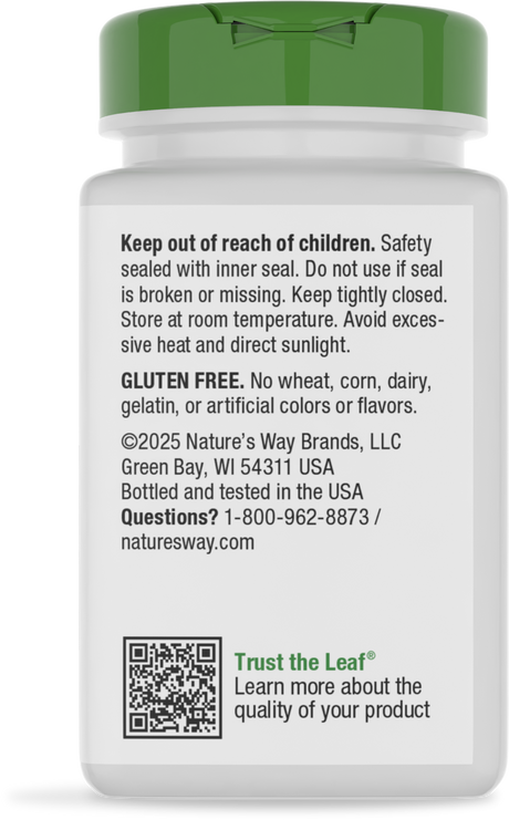 <{%360IMAGE3_15540%}>Nature's Way® | Red Yeast Rice - back of pack