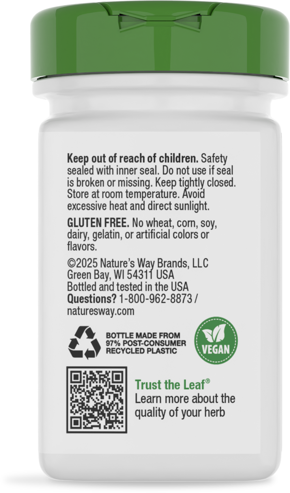 <{%360IMAGE3_13900%}>Nature's Way® | Goldenseal Root - back of pack