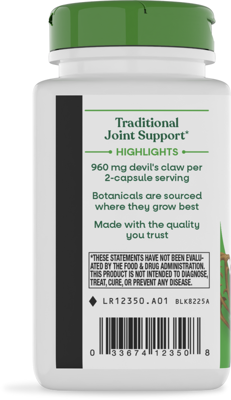 <{%360IMAGE2_12350%}>Nature's Way® | Devil's Claw Root - left side of pack