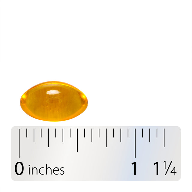 <{%360IMAGE4_40211%}>Nature's Way® | Vitamin E D-Alpha Tocopherol - Softgel and ruler