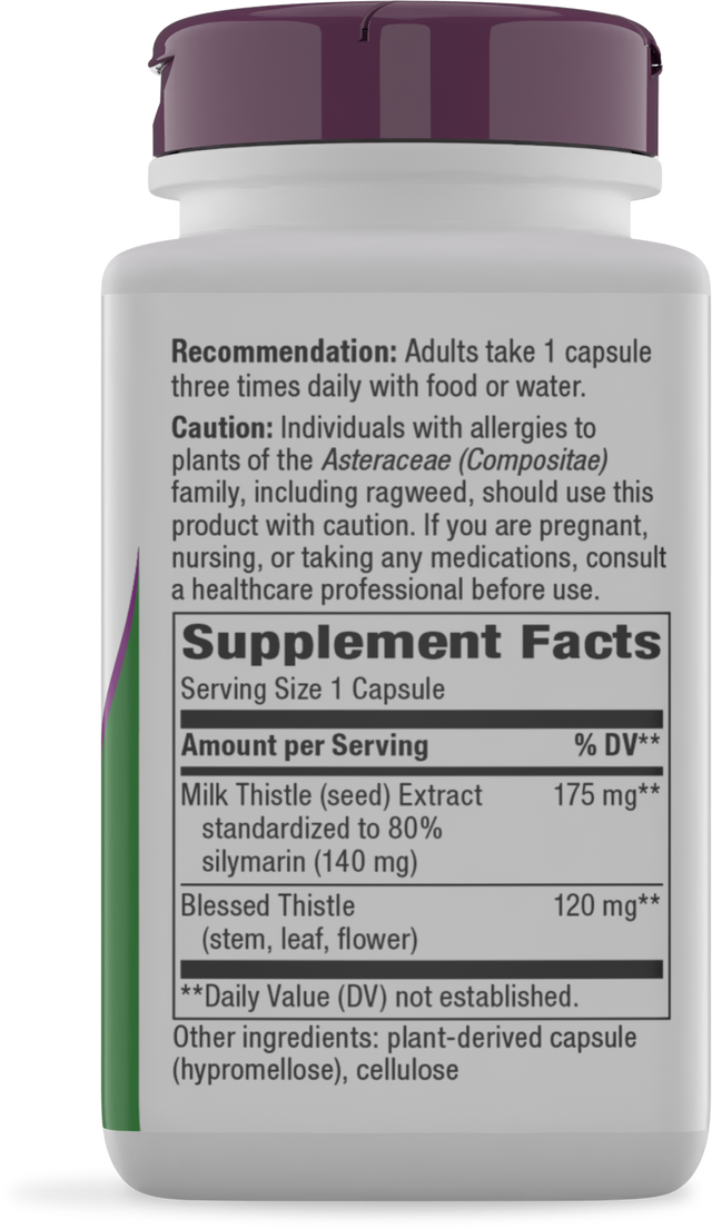<{%360IMAGE1_62400%}>Nature's Way® | Milk Thistle - right side of pack