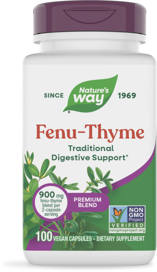 <{%PRIMARY_350%}>Nature's Way® | Fenu-Thyme Premium Blend, 100 capsules