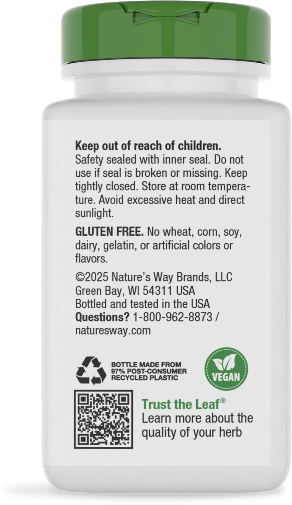 <{%360IMAGE3_12350%}>Nature's Way® | Devil's Claw Root - back of pack