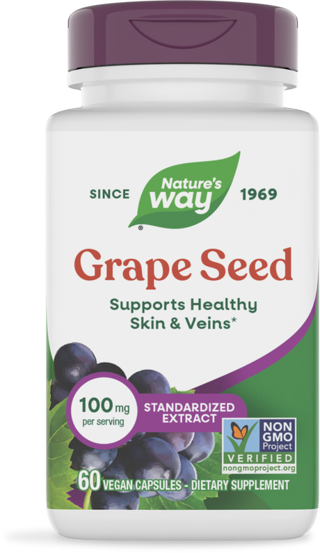 <{%PRIMARY_15352%}>Nature's Way® | Grape Seed Standardized Extract, 60 capsules