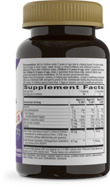 <{%360IMAGE1_13676%}>Nature's Way® | Sambucus Kids Cough Relief +♢ Immune* Elderberry Gummies - right side of pack