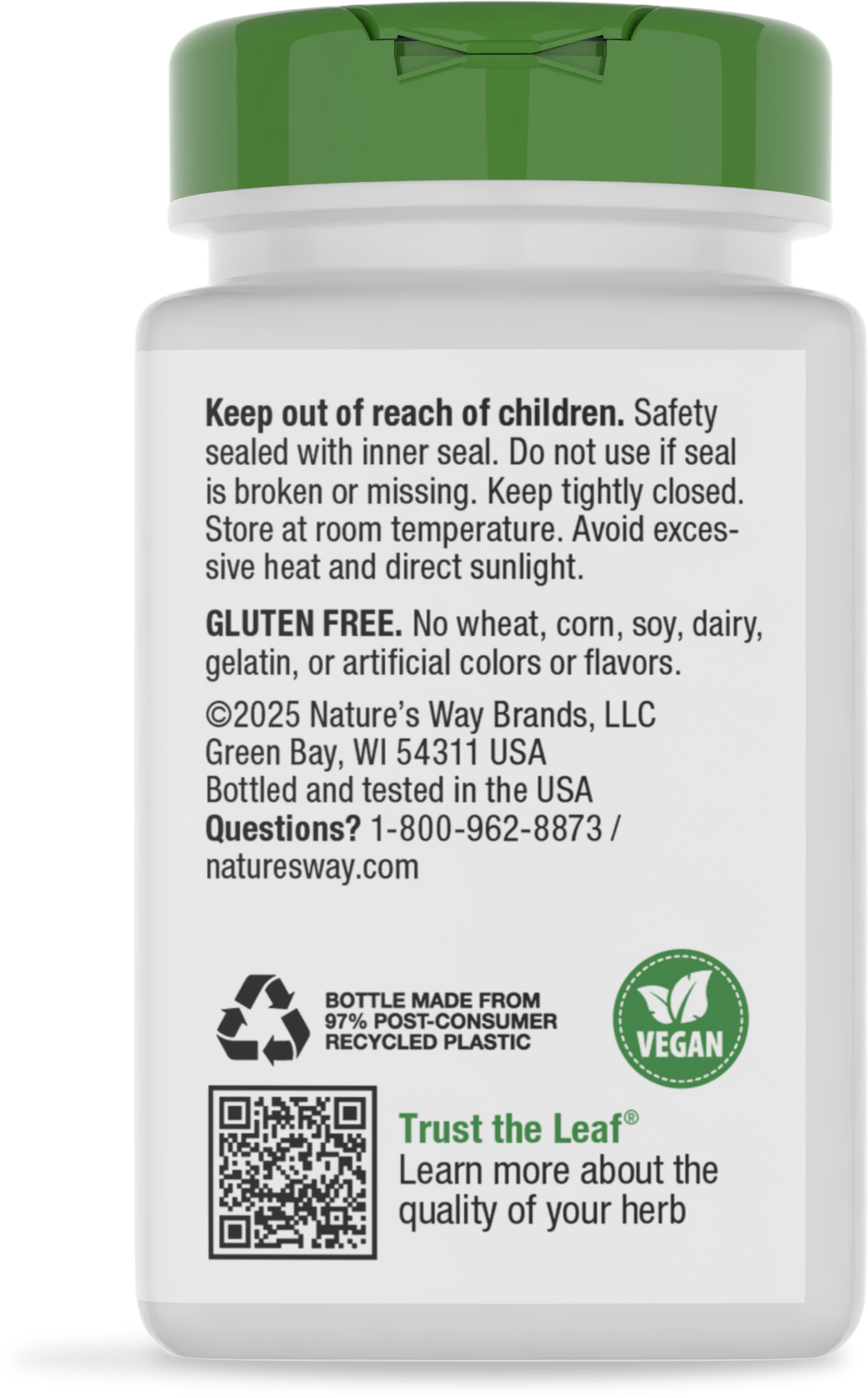 <{%360IMAGE3_11450%}>Nature's Way® | Cat's Claw Bark - back of pack