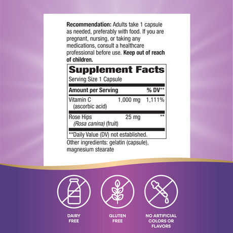 <{%MAIN4_40313%}>Nature's Way® | Vitamin C with Rose Hips Extra Strength