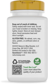 <{%360IMAGE3_41021%}>Nature's Way® | GTF Chromium Glucose Tolerance Factor - back of pack