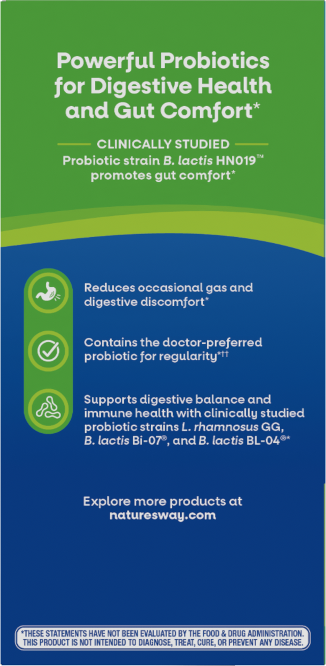 <{%360IMAGE3_10294%}>Nature's Way® | Fortify 30 Billion Daily Probiotic - left side of pack