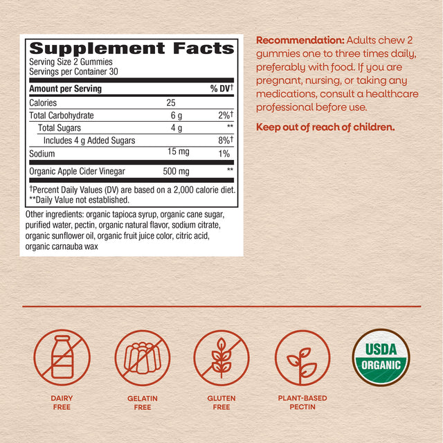 <{%MAIN4_13752%}>Nature's Way® | Organic Apple Cider Vinegar Gummies