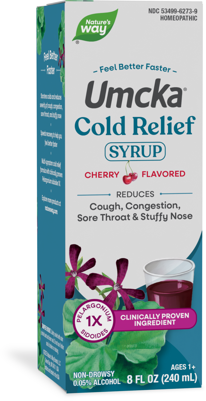 <{%PRIMARY_15793%}>Nature's Way® | Umcka Cold Relief Syrup, 8 fl oz (240 ml), Cherry