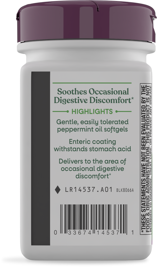 <{%360IMAGE2_14537%}>Nature's Way® | Pepogest (Peppermint Oil) - left side of pack