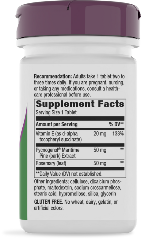 <{%360IMAGE1_45151%}>Nature's Way® | Pycnogenol Premium Blend - right side of pack