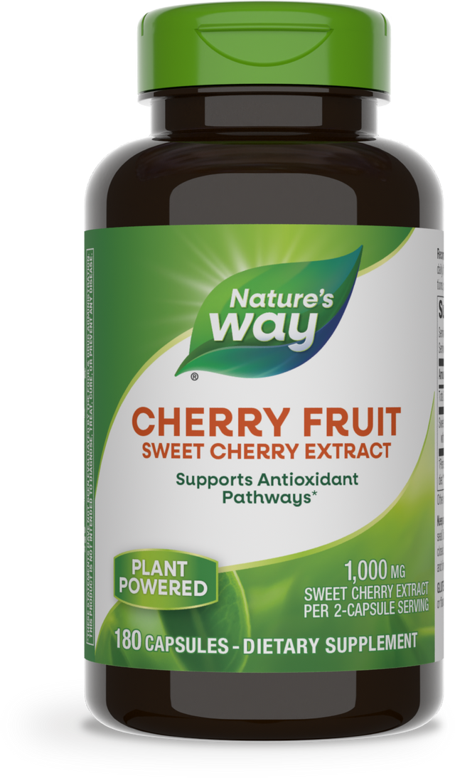 <{%PRIMARY_08540%}>Nature's Way® | Cherry Fruit Sweet Cherry Extract, 180 capsules