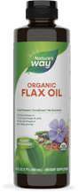 <{%PRIMARY_15426%}>Nature's Way® | Organic Flax Oil, 16 fl oz (480 ml)