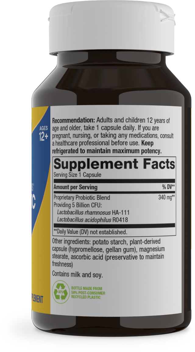 <{%360IMAGE4_6800%}>Nature's Way® | Primadophilus Probiotic - right side of pack