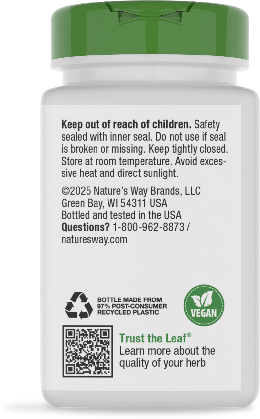 <{%360IMAGE7_13500%}>Nature's Way® | Siberian Eleuthero Root - back of pack