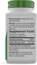 <{%360IMAGE1_15150%}>Nature's Way® | Nettle Leaf - right side of pack
