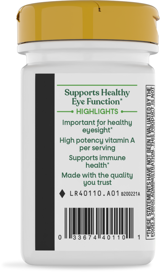 <{%360IMAGE2_40110%}>Nature's Way® | Vitamin A - left side of pack
