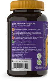 <{%360IMAGE2_10484%}>Nature's Way® | Alive! Immune Gummy With Elderberry Extract - left side of pack