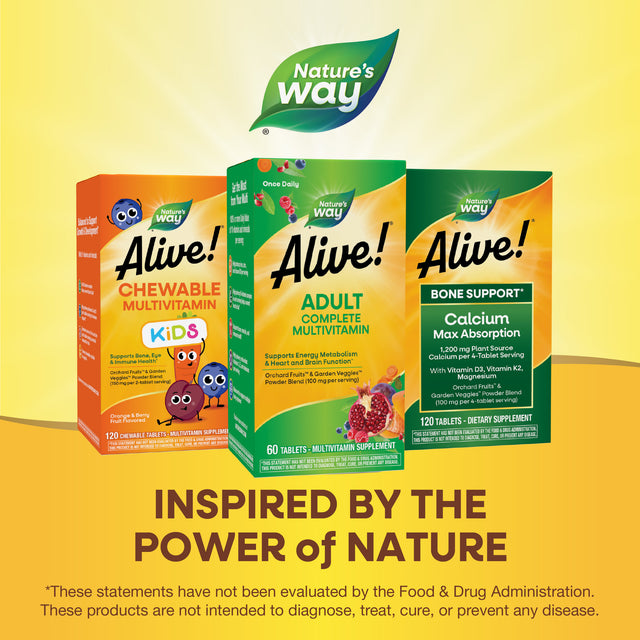 <{%MAIN5_60192%}>Nature's Way® | Alive! Adult Complete Multivitamin