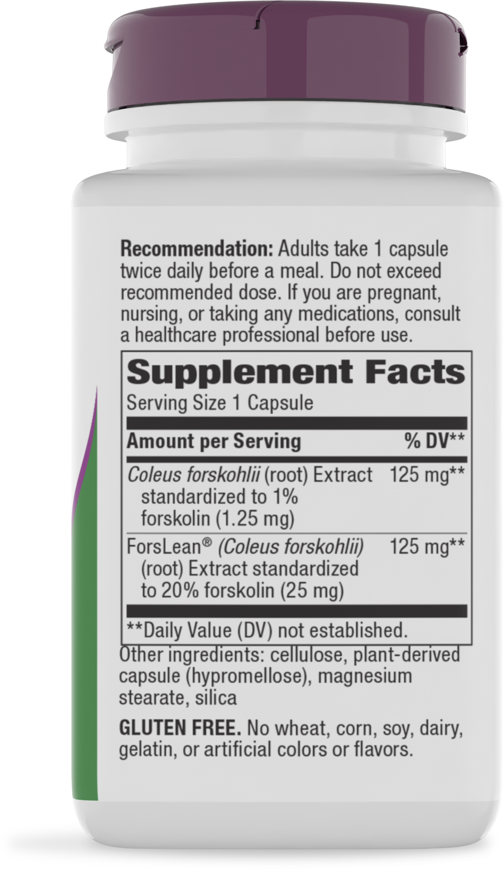 <{%360IMAGE1_10006%}>Nature's Way® | Forskohlii Standardized Extract - right side of pack