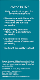<{%360IMAGE2_60038%}>Nature's Way® | Alpha Betic Multivitamin - back of pack