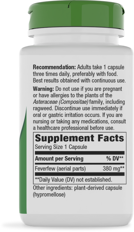 <{%360IMAGE5_12850%}>Nature's Way® | Feverfew Herb - right side of pack