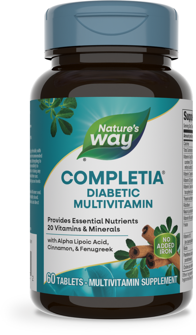 <{%PRIMARY_14923%}>Nature's Way® | Completia Diabetic, 60 tablets