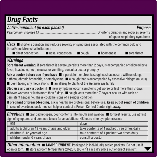 <{%MAIN2_60166%}>Nature's Way® | Umcka Kids Cold Relief FastActives-Last Chance1 - back of pack