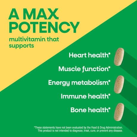 <{%MAIN2_14932%}>Nature's Way® | Alive! Max3 Potency Adult Complete Multivitamin-No Added Iron