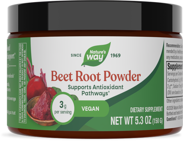<{%PRIMARY_12127%}>Nature's Way® | Beet Root Powder, 5 oz (150 g)