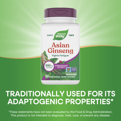 <{%MAIN3_61700%}>Nature's Way® | Asian Ginseng Standardized Extract
