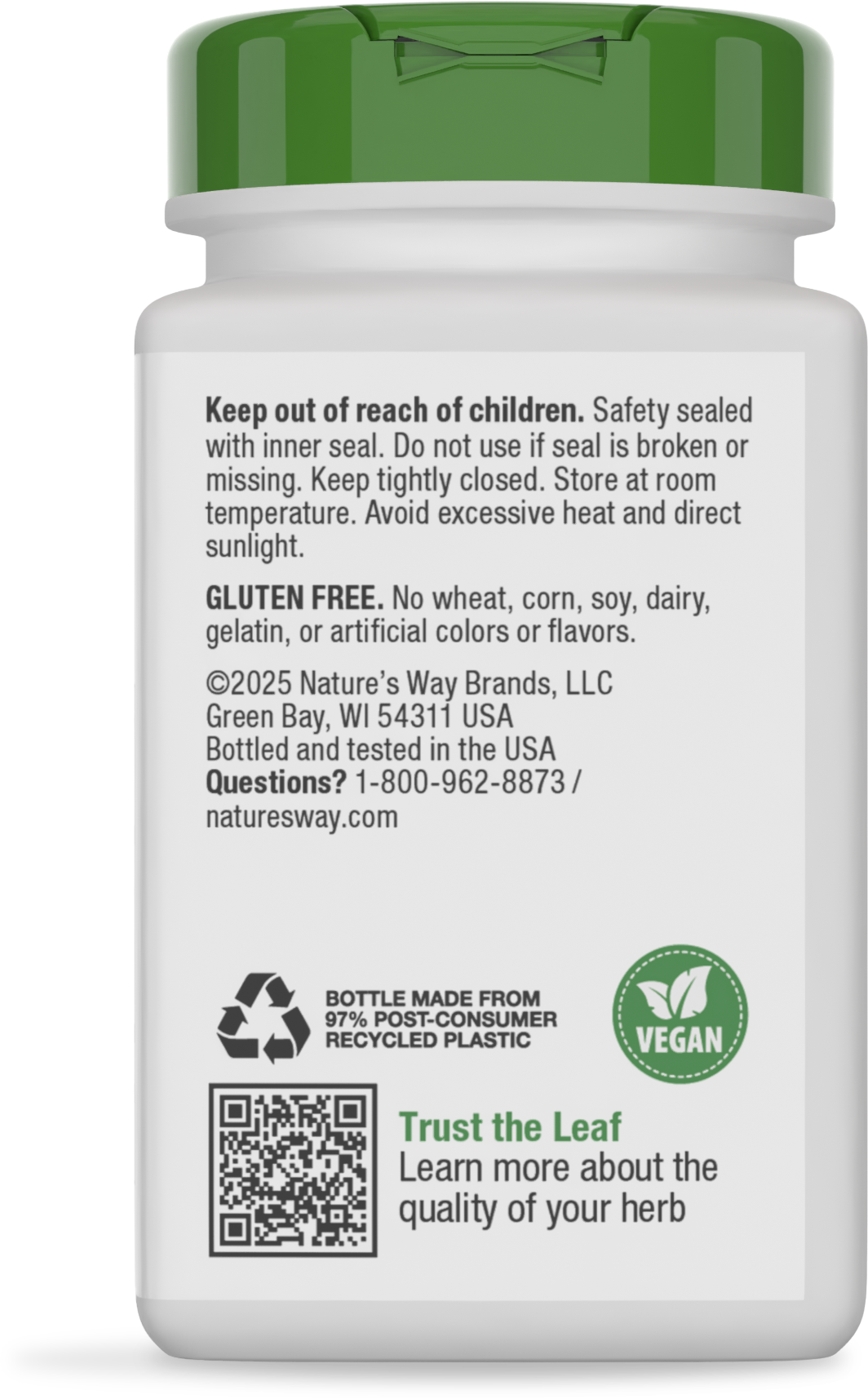 <{%360IMAGE3_17700%}>Nature's Way® | Valerian Root - back of pack
