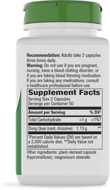 <{%360IMAGE1_12380%}>Nature's Way® | Dong Quai Root - right side of pack