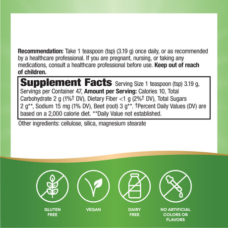 <{%MAIN4_12127%}>Nature's Way® | Beet Root Powder