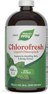 <{%PRIMARY_3501%}>Nature's Way® | Chlorofresh Liquid Chlorophyll, 16 fl oz (480 ml), Mint