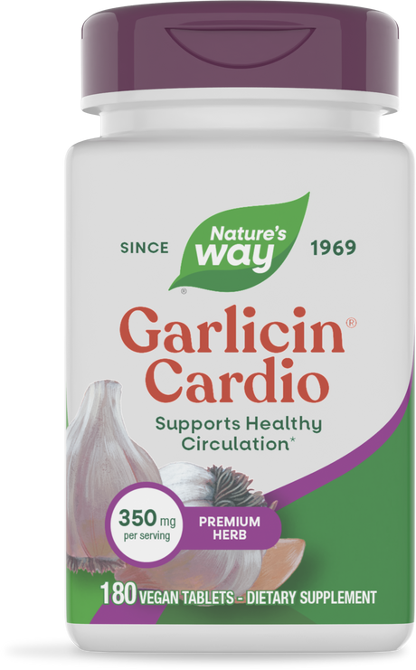 <{%PRIMARY_15067%}>Nature's Way® | Garlicin Cardio, 180 tablets