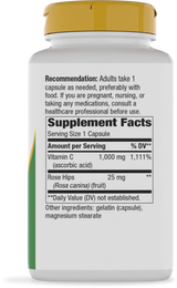 <{%360IMAGE1_40313%}>Nature's Way® | Vitamin C with Rose Hips Extra Strength - right side of pack