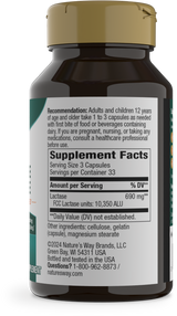 <{%360IMAGE1_47110%}>Nature's Way® | Lactose Defense Digestive Enzymes - right side of pack