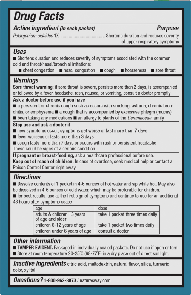 <{%360IMAGE1_15146%}>Nature's Way® | Umcka Cold Relief Hot Drink - back of pack