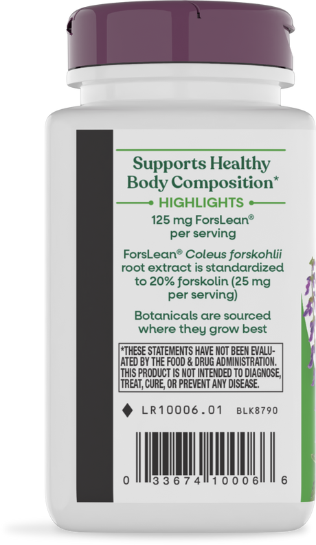 <{%360IMAGE2_10006%}>Nature's Way® | Forskohlii Standardized Extract - left side of pack