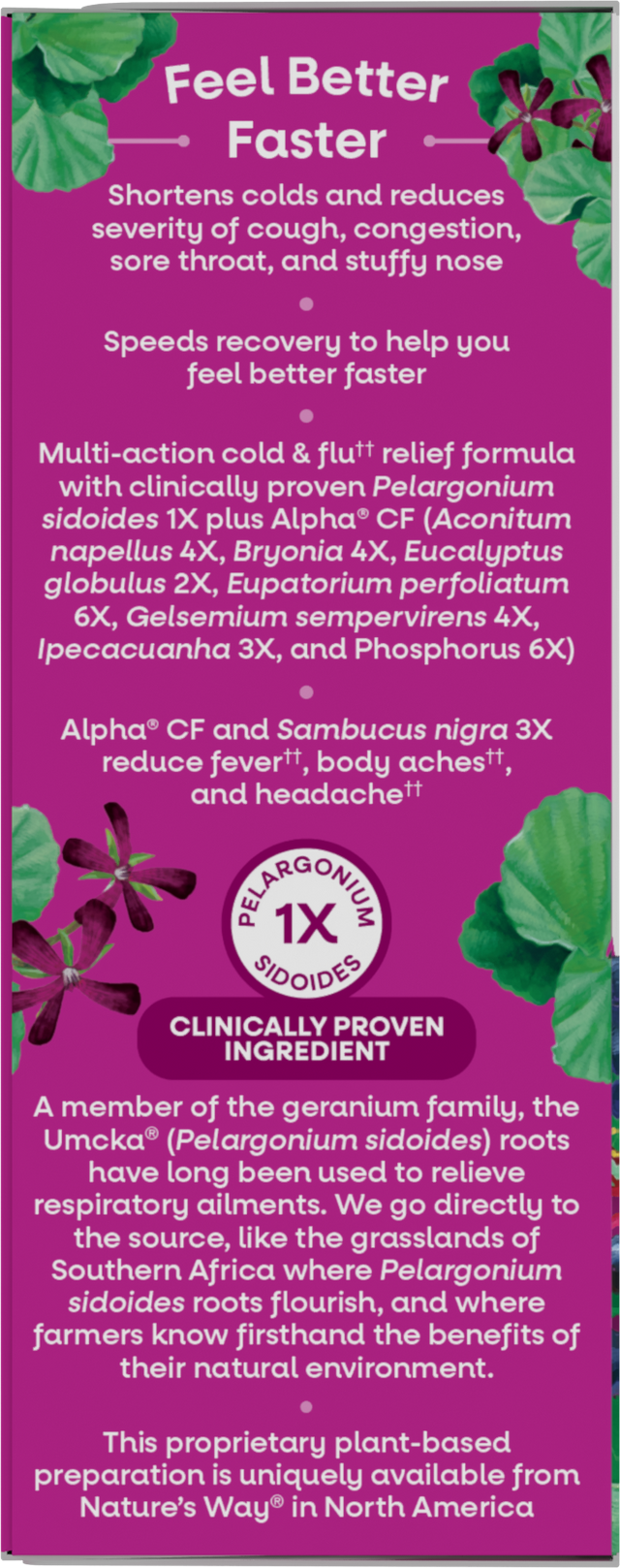 <{%360IMAGE3_15845%}>Nature's Way® | Umcka Cold & Flu Relief Elderberry Syrup - left side of pack