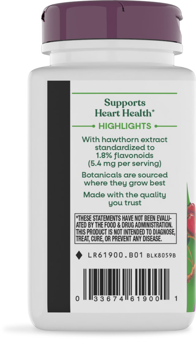 <{%360IMAGE2_61900%}>Nature's Way® | Hawthorn Standardized Extract - left side of pack