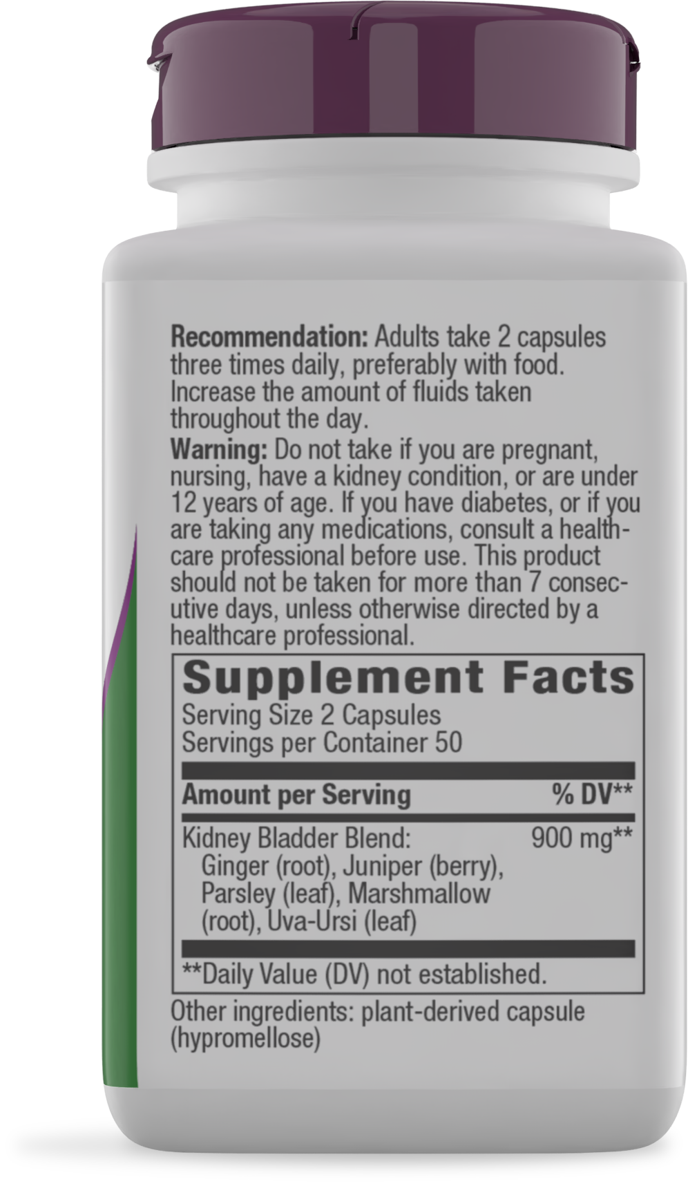 <{%360IMAGE1_110%}>Nature's Way® | Kidney Bladder Premium Blend - right side of pack