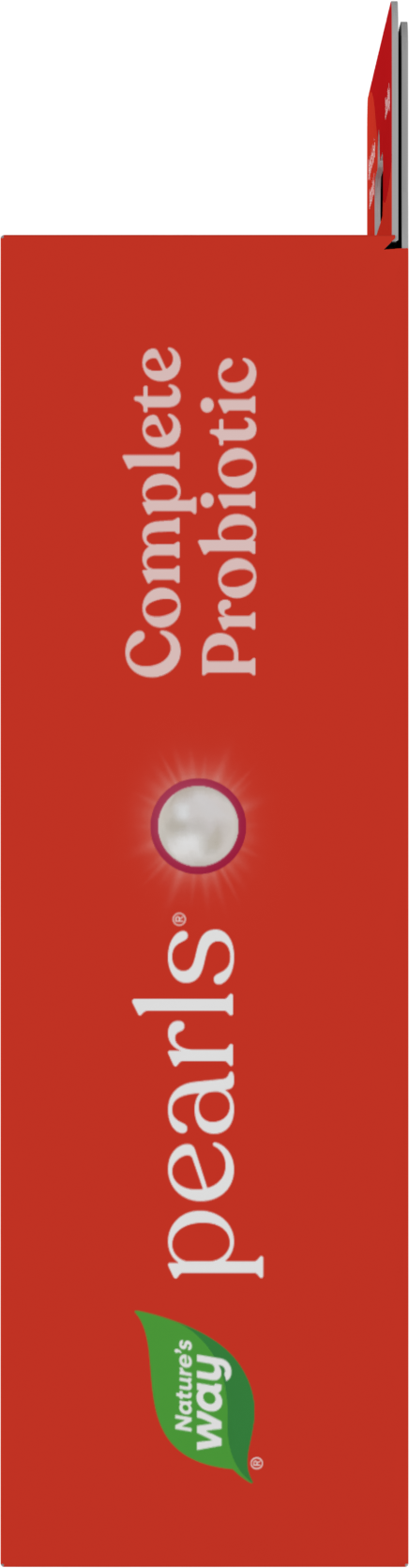 <{%360IMAGE6_04369%}>Nature's Way® | Pearls Complete Probiotic - right side of pack