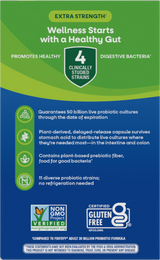 <{%360IMAGE2_10673%}>Nature's Way® | Fortify Adult Daily Pre+Probiotic - back of pack