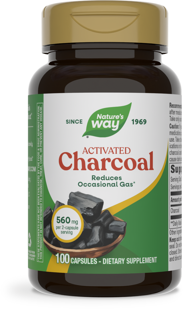<{%PRIMARY_45171%}>Nature's Way® | Activated Charcoal, 100 capsules