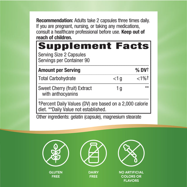 <{%MAIN4_08540%}>Nature's Way® | Cherry Fruit Sweet Cherry Extract